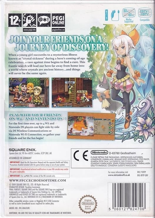 Final Fantasy Crystal Chronicles Echoes of time - Wii (B Grade) (Genbrug)